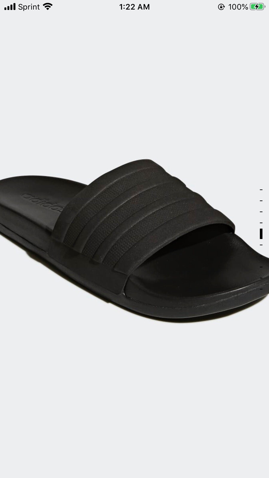 adidas comfort slides black