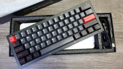 Keychron V4 Hot-Swappable Mechanical Keyboard With Accessories