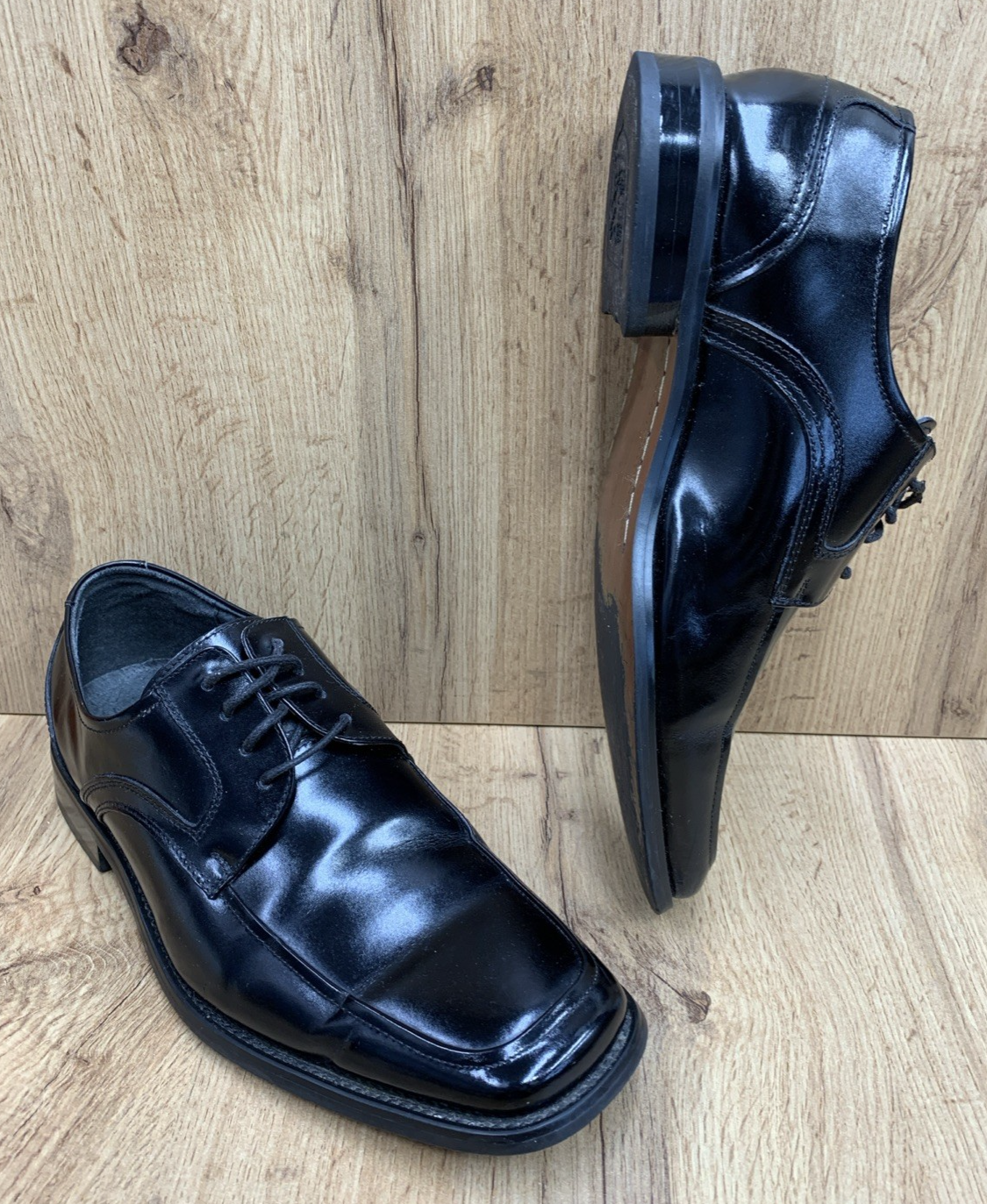 SAOLA Scarpe eleganti derby uomo Stacy Adams eleganti stringate nere 2011 001 taglia 9 5 W