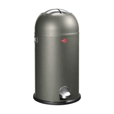 WESCO Tretabfalleimer 184631-13 KICKMASTER in GRAPHIT mit 33 Liter Volumen / ...