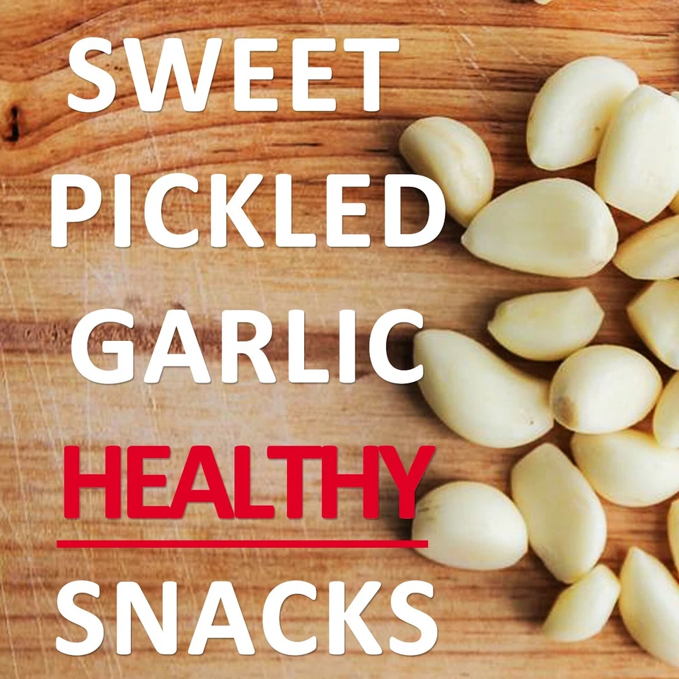 Sweet Pickled Garlic - (2) 15 oz Jars - Amish Wedding Sweet Pickled Garlic - Image 3 of 4