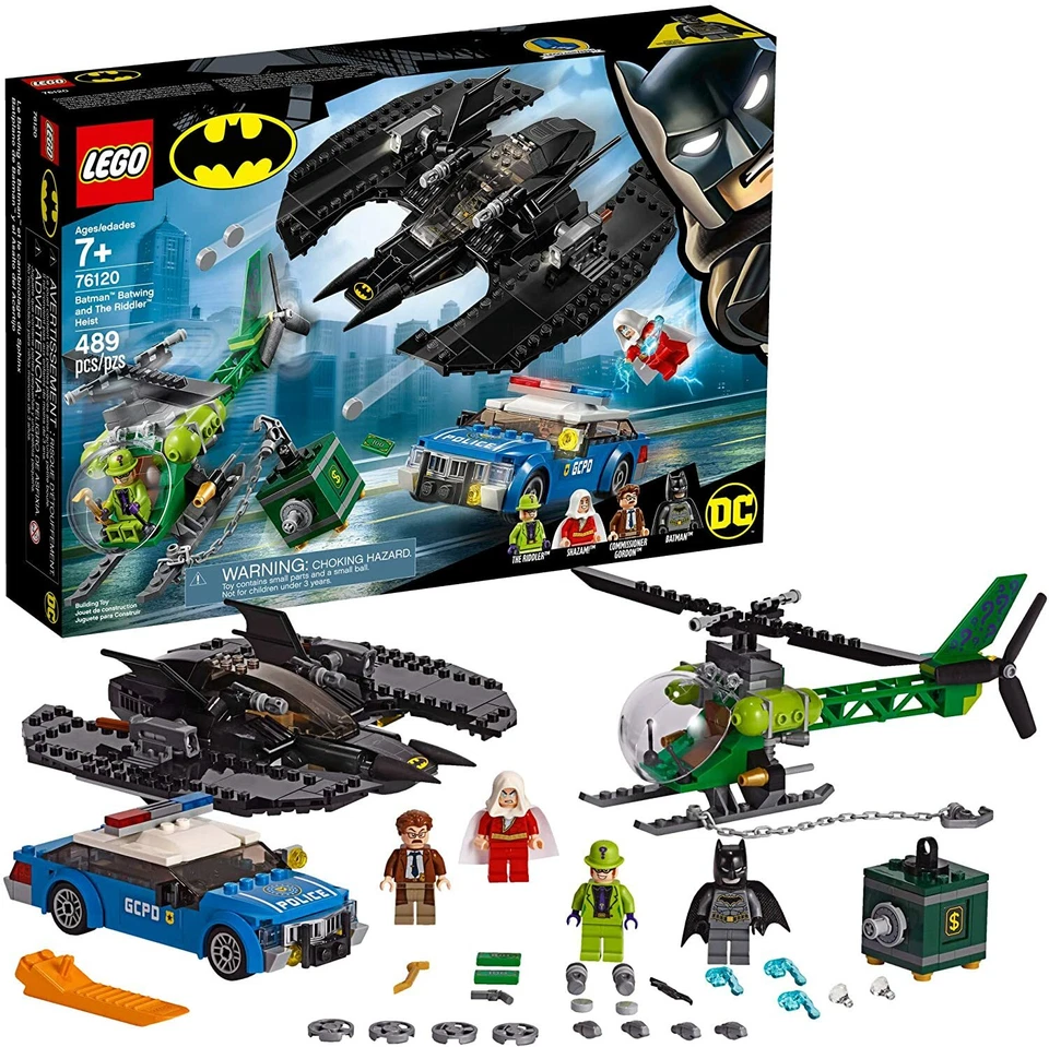 Lego DC Super Heroes 76120 BATMAN BATWING & THE RIDDLER HEIST Shazam New Sealed - Image 4 of 4