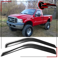 Fits 99-16 Ford F250 F550 Super Duty Standard Cab Side Window Visors Guard 2PCS
