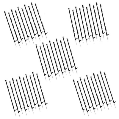 #ad #ad 50PK 48quot; Black Step In Fence Posts for Electric Fences Model P 1B $185.40