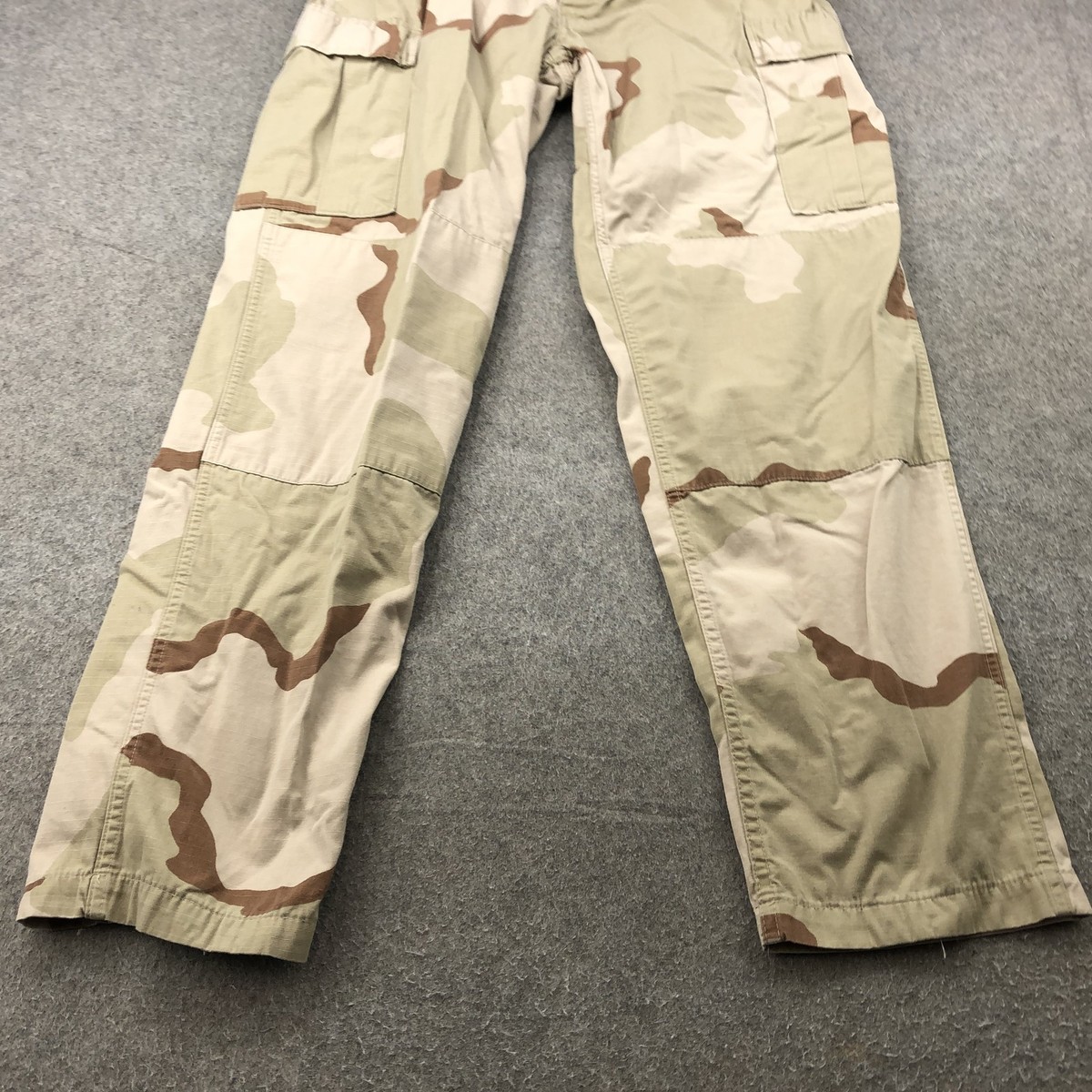 パンツ 90s \"US MILITARY\"  camo pants white Vintage US Military Pants Mens Large Long Camo Ripstop Cargo