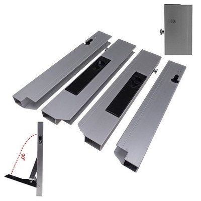 2er Set Bordwandverschluss 350mm links / rechts Pilzzapfen inkl. Gegenhalter