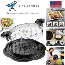 Large Chicken Shredder Tool Twist with Brush and Fork for Meat Shredding Gift