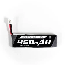 EMAX 1S80C450HVPH2 - Nanohawk X 1S HV LiPo Battery w/ PH2.0, 450mAh 160C