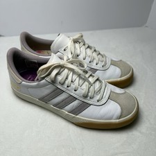 Adidas Nora Gazelle ADV White/Soft Vision Skate Shoes Size 5.5
