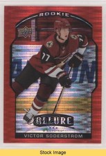 2020-21 Upper Deck Allure Rookie Red Rainbow Victor Soderstrom #90 READ 0jm5