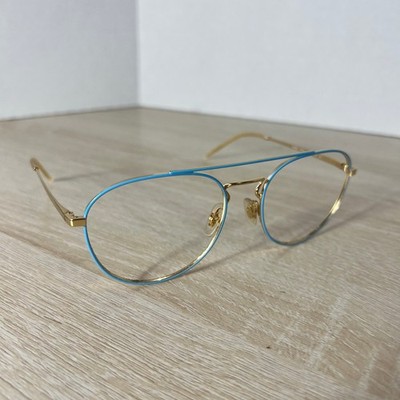 Ray-Ban RB3589 9057/I9 Sunglasses FRAMES ONLY Blue Gold 55-18-140