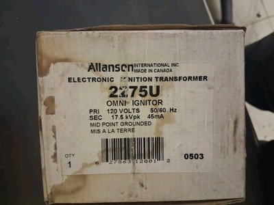 Allanson OMNI IGNITOR 2275U Electronic Ignition Transformer