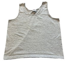 Vtg Nike Shirt Mens XL Tank Swoosh Logo Muscle Heather Gray USA Made