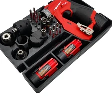 M12 Fuel Installation Drill Organizer for Milwaukee Packout insert 2 and 3