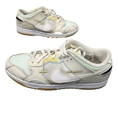 Nike Dunk Low Scrap Sea Glass Mens 10.5 Patchwork Mixed Material No Box Clean