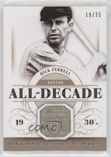 2014 Panini National Treasures All Decade 19/25 Rick Ferrell #16 HOF 02vr