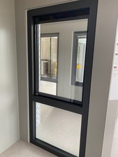 Kunststoff-Alu Fenster FINSTRAL Nova-line Twin,  99 x 215 cm,