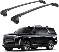 330lbs Lockable Roof Rack Cross Bars Compatible with Chevrolet Suburban, GMC ...