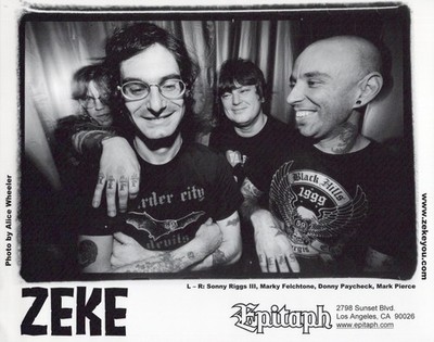 ZEKE Punk Band Silver Gelatin Print Press Photo Epitaph Records Alice Wheeler