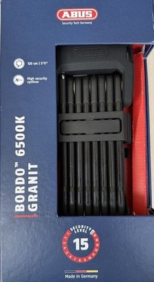 ABUS Bordo 6500A SmartX Bluetooth-Faltschloss - Schwarz