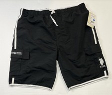 US Polo Assn Pony SwimTrunks Mens XL Lined Drawstring Pocket USPA NWT Beach Pool