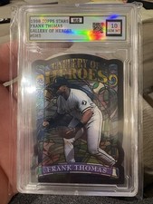 1998 Topps Gallery of Heroes Stained Glass GH5 Frank Thomas VLG 10 Gem Mint