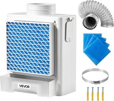 3-In-1 Indoor Dryer Vent Kit,Premium ABS Material Fits 4 Inch Exhaust Port, Smar
