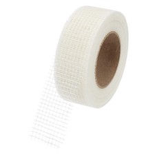 2 Inch x 164 Feet Fiberglass Adhesive Drywall Repair Mesh Tape 6 Mesh White