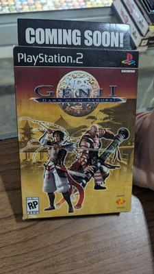 Genji: Dawn of the Samurai PlayStation 2 PS2, EBGames Store Promo Display Box