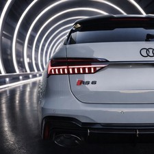 Audi RS6 Gloss Black Rear Boot Badge