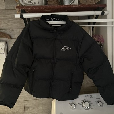 Supreme Nike Reversible Puffy Jacket SS21 Size Medium - Black