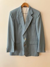 Vintage Jack Nicklaus 42R Powder Blue Blazer Gold Buttons