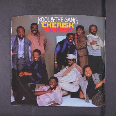 KOOL & THE GANG: cherish / instrumental DE-LITE 7'' Single 45 RPM