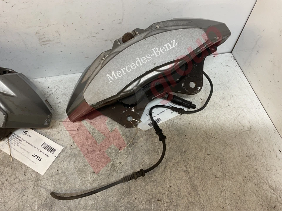 MERCEDES S-CLASS L AMG LINE W222 13-17 SET OF FRONT BRAKE CALIPERS - Image 3 of 4