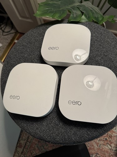 EERO Pro 2nd Generation Wi Fi Mesh Router Extender White Model B010001, 3 pack