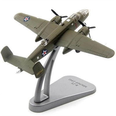 1/144 Scale B-25 Bomber Mitchell Alloy Aircraft Model Plane Xmas Gift Decor