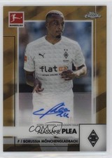 Alassane Plea Chrome Bundesliga 2020/21 Gold Refractor /60 Auto