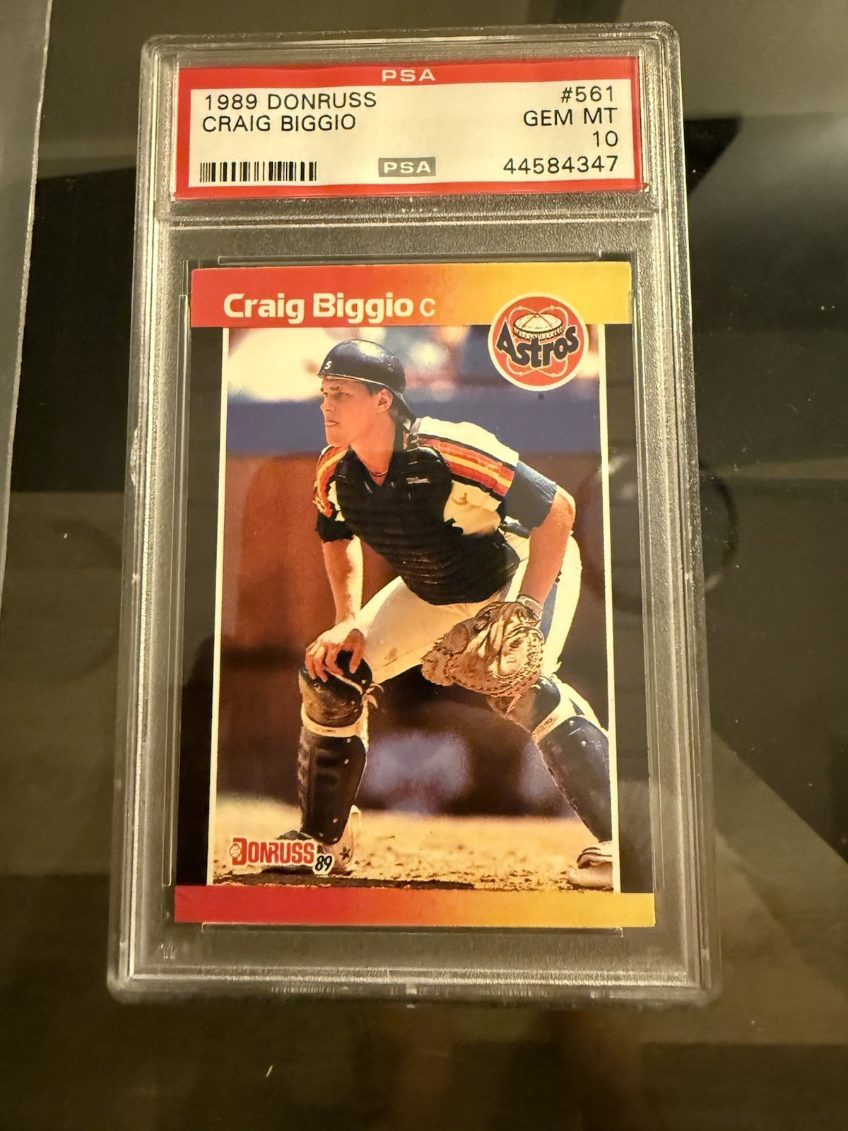 Craig Biggio PSA 10 1989 Donruss Gem Mint