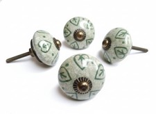 ceramic knobs and pulls Cabinet Knobs Boho Handmade Ceramic Dresser Pulls