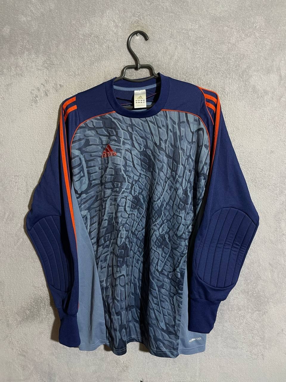 Adidas Vintage Jersey Goalkeeper Football Soccer Shirt Multicolor Men Size L
