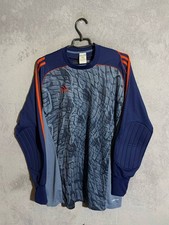 Adidas Vintage Jersey Goalkeeper Football Soccer Shirt Multicolor Men Size L