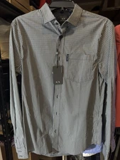 NWT! Armani Exchange Mens Shirt  Button Down Slim Fit Cotton Size S