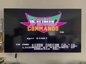 Bionic Commando (Nintendo NES) Authentic Cleaned Tested Working
