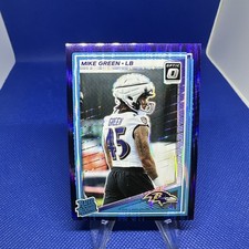 2025 Panini Donruss Optic - Rated Rookie Mike Green #250 Purple Shock Prizm (RC)