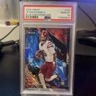 2024 Topps Finest - Uncommon Jayden Daniels #167 Blue Checkerboard Refractor /75