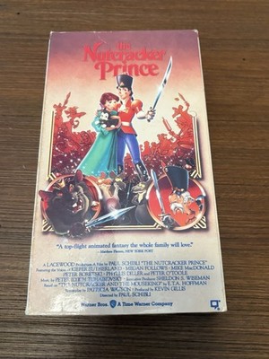 The Nutcracker Prince-VHS-Kiefer Sutherland, Peter O'Toole-1990-animated-rare