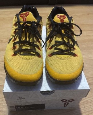 Nike Kobe 9 EM Bruce Lee Men's Basketball Shoes Yellow/Black 646701-700