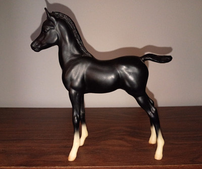 BREYER PROUD ARABIAN FOAL MATTE BLACK 1999