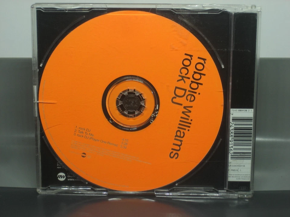ROBBIE WILLIAMS-Rock DJ (Single/Akzpt.) - Bild 2 von 2