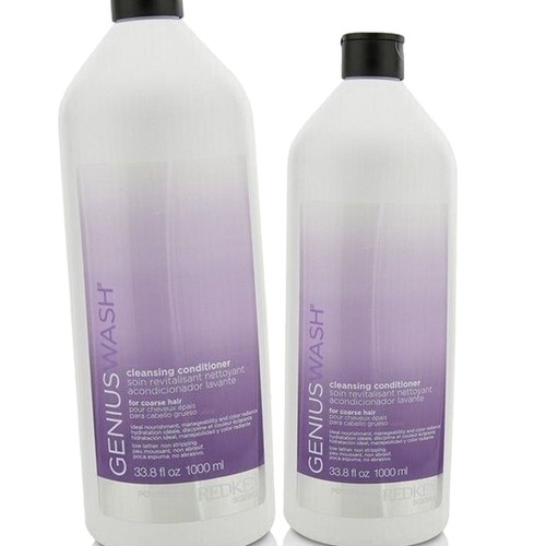Redken Genius Wash Cleansing Conditioner for Coarse Hair 33.8 fl. oz.- Pack of 2